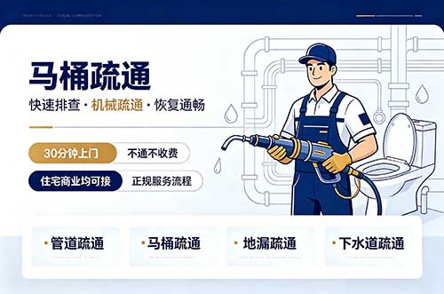 忠县马桶疏通