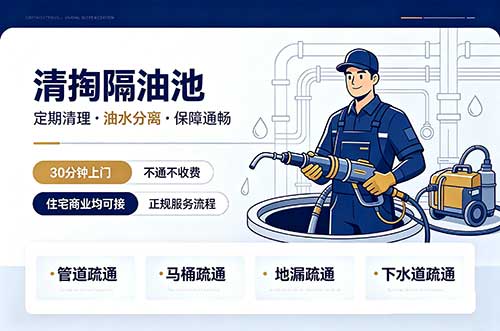 忠县清掏隔油池